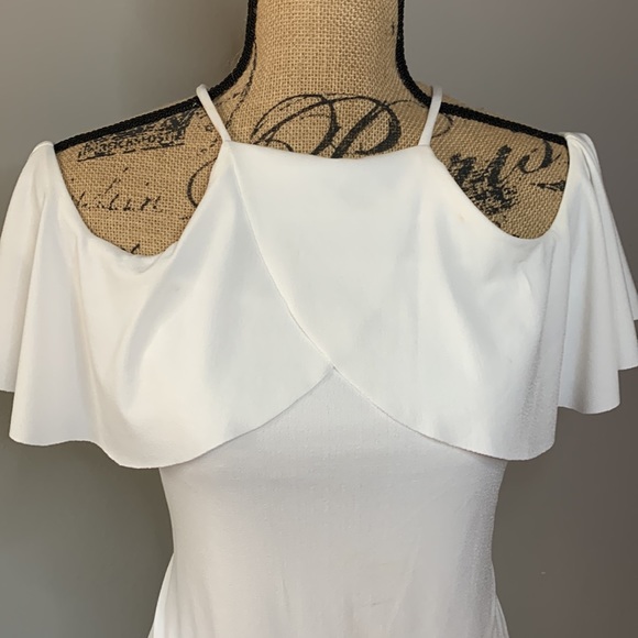 Cato White Flowy Summer Vacation Dress - Picture 2 of 6